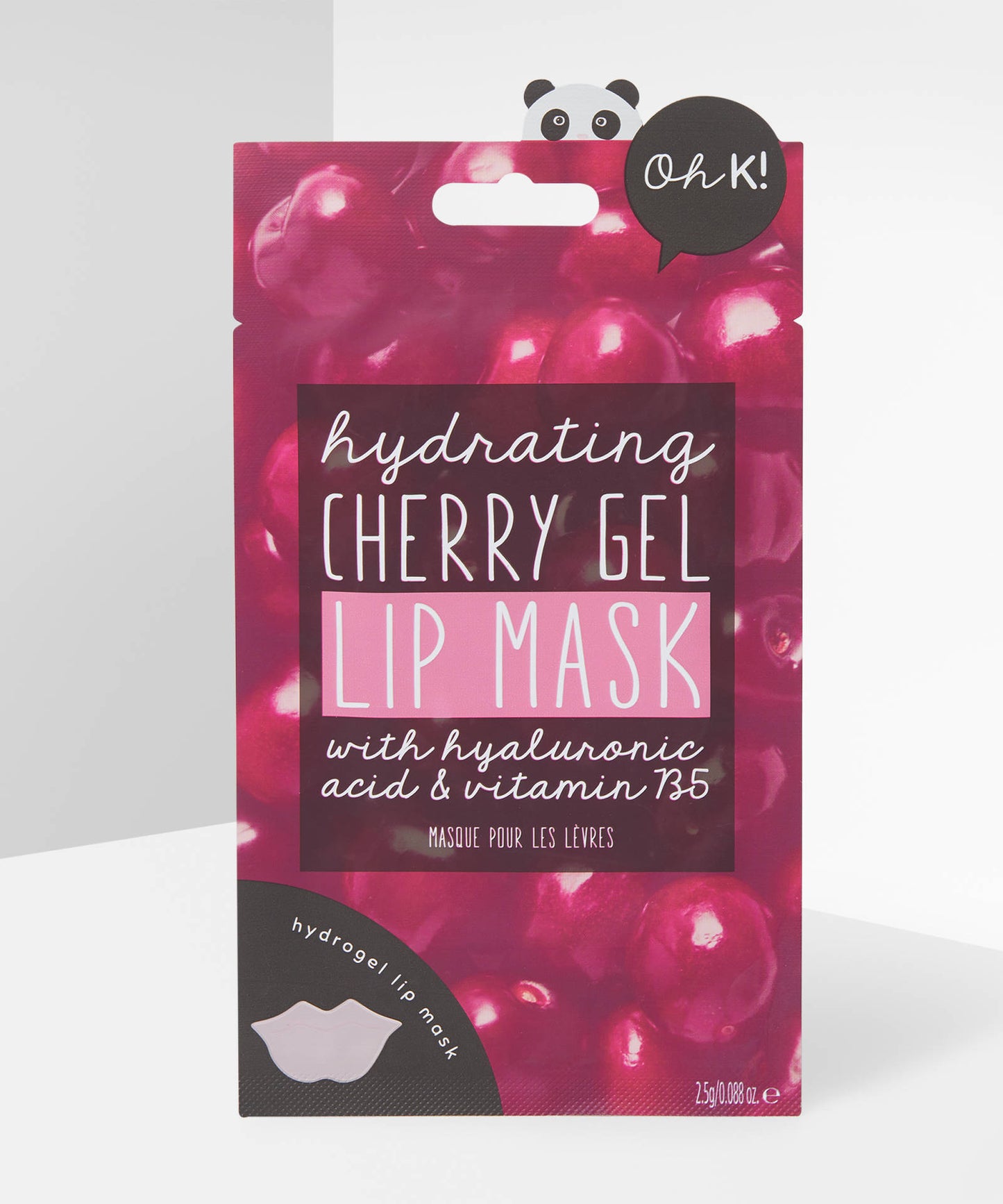 Oh K! Hydrating Cherry Gel Lip Mask, 25g