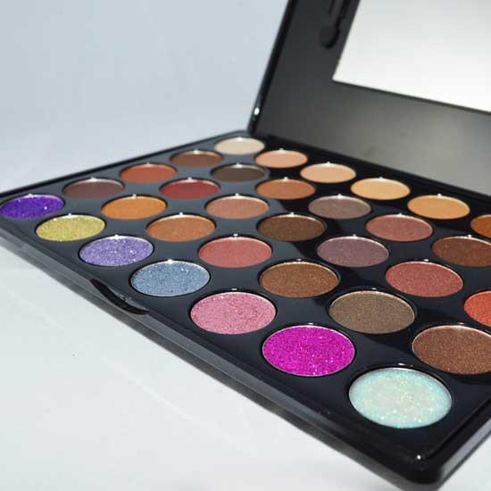 Load image into Gallery viewer, Prima Makeup Shade and Sparkle Eyeshadow and Glitter Palette - Colour Pop
