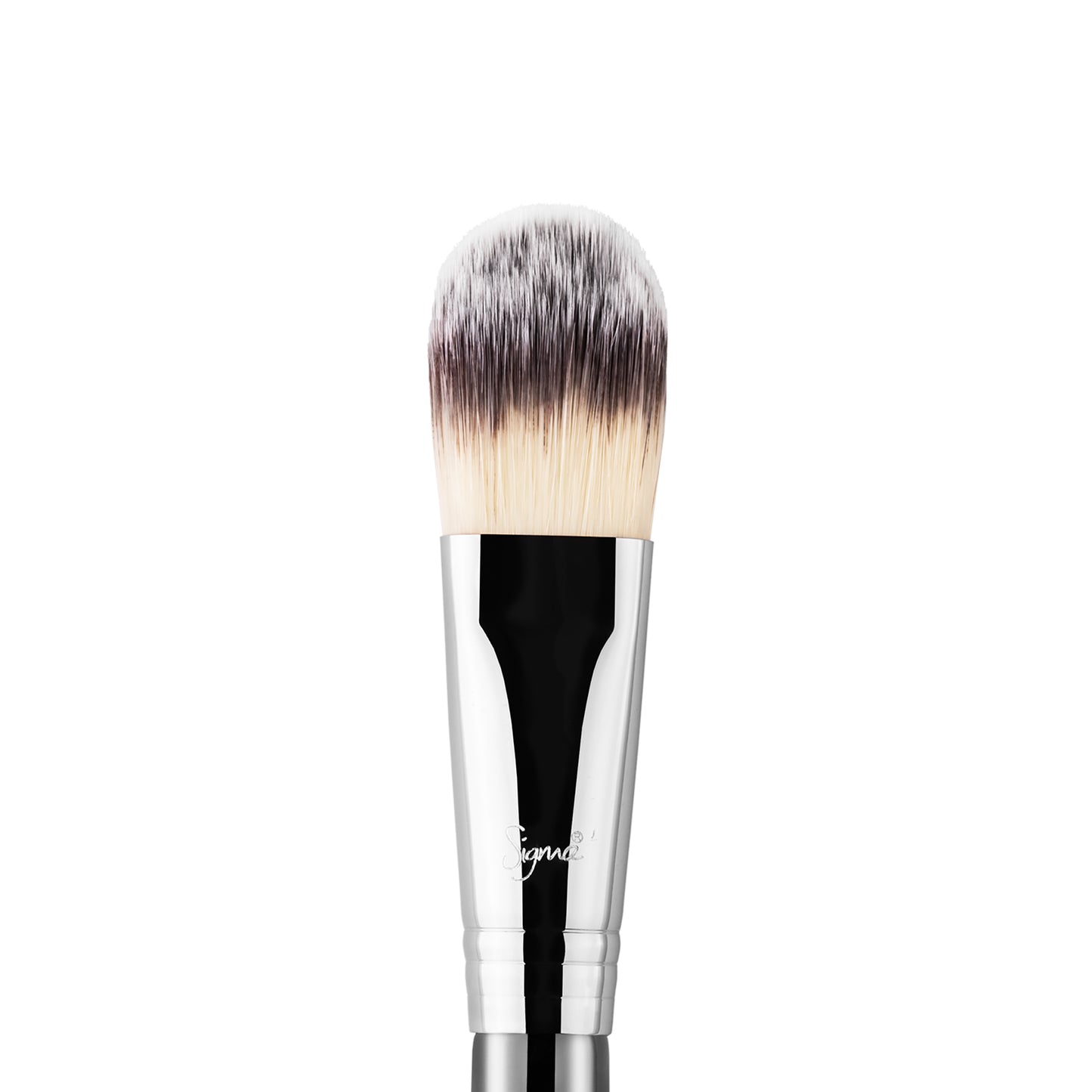 Sigma Beauty F60 Foundation Brush - Black/Chrome
