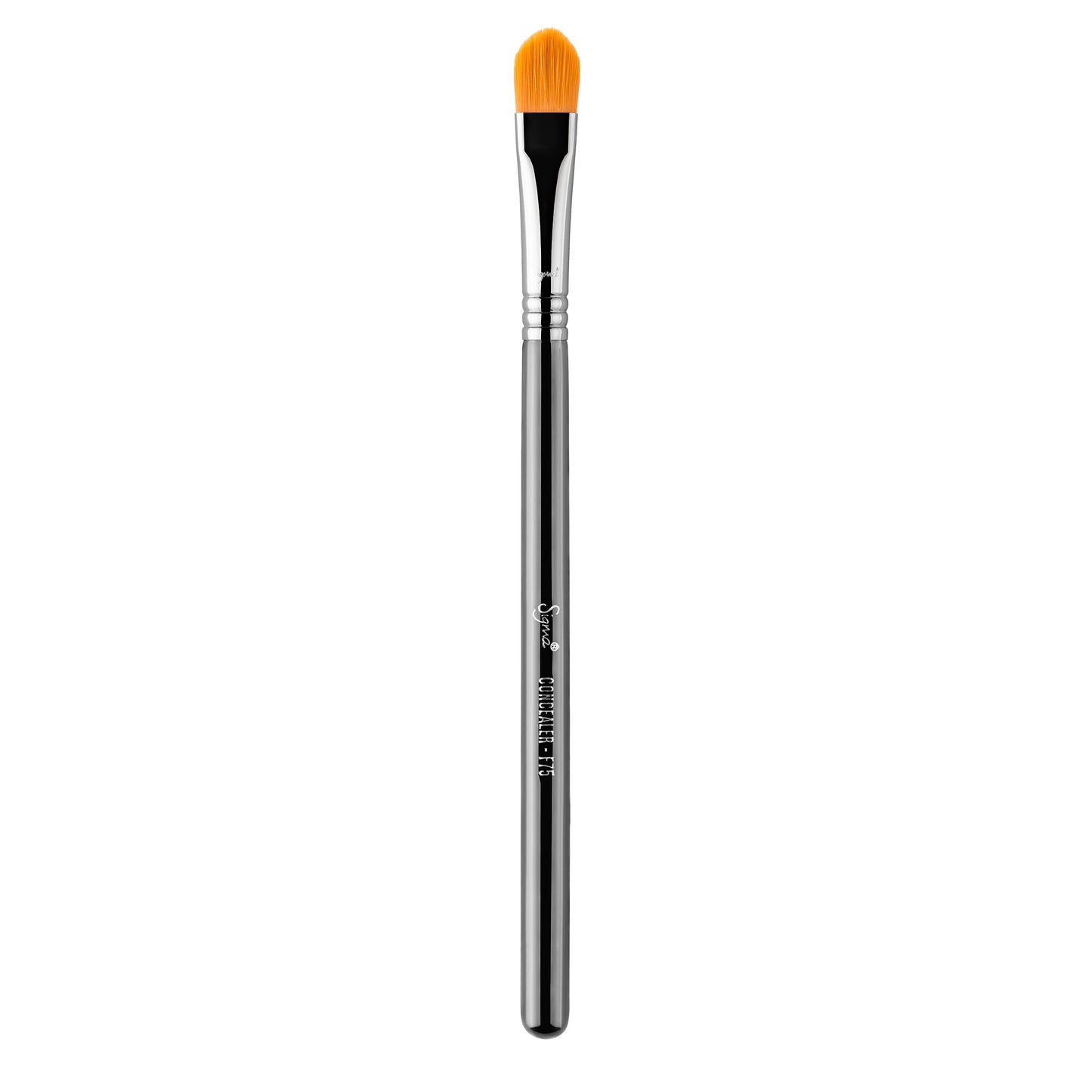 Sigma Beauty F75 Concealer Brush - Black & Chrome