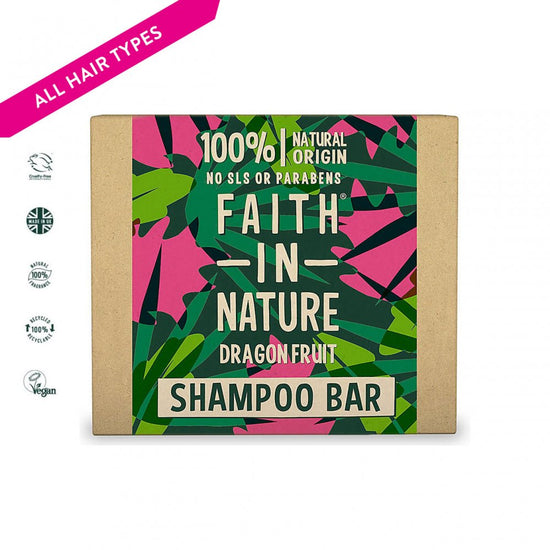Faith in Nature Dragon Fruit Shampoo Bar, 85g