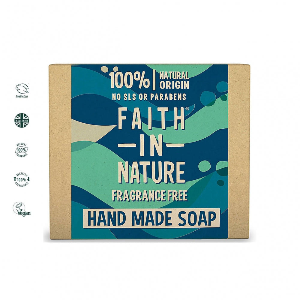 Faith in Nature Organic Fragrance Free Soap 100g