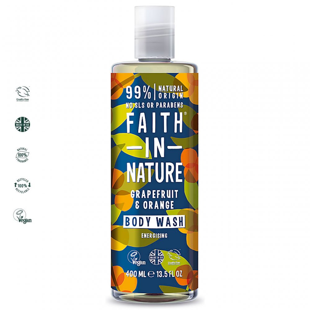 Faith in Nature Grapefruit and Orange Body Wash - 400ml