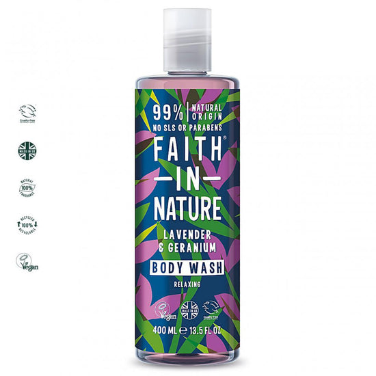 Faith in Nature Lavender & Geranium Body Wash - 400ml