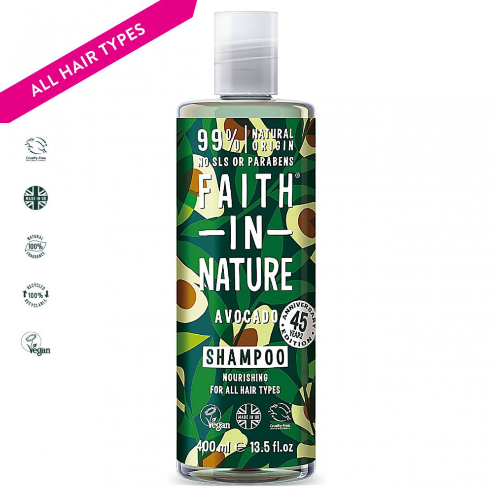 Load image into Gallery viewer, Faith in Nature Organic Avocado Natural Shampoo, 400ml
