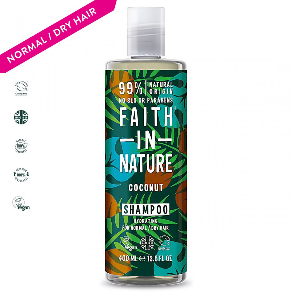 Faith in Nature Coconut Shampoo, 400ml