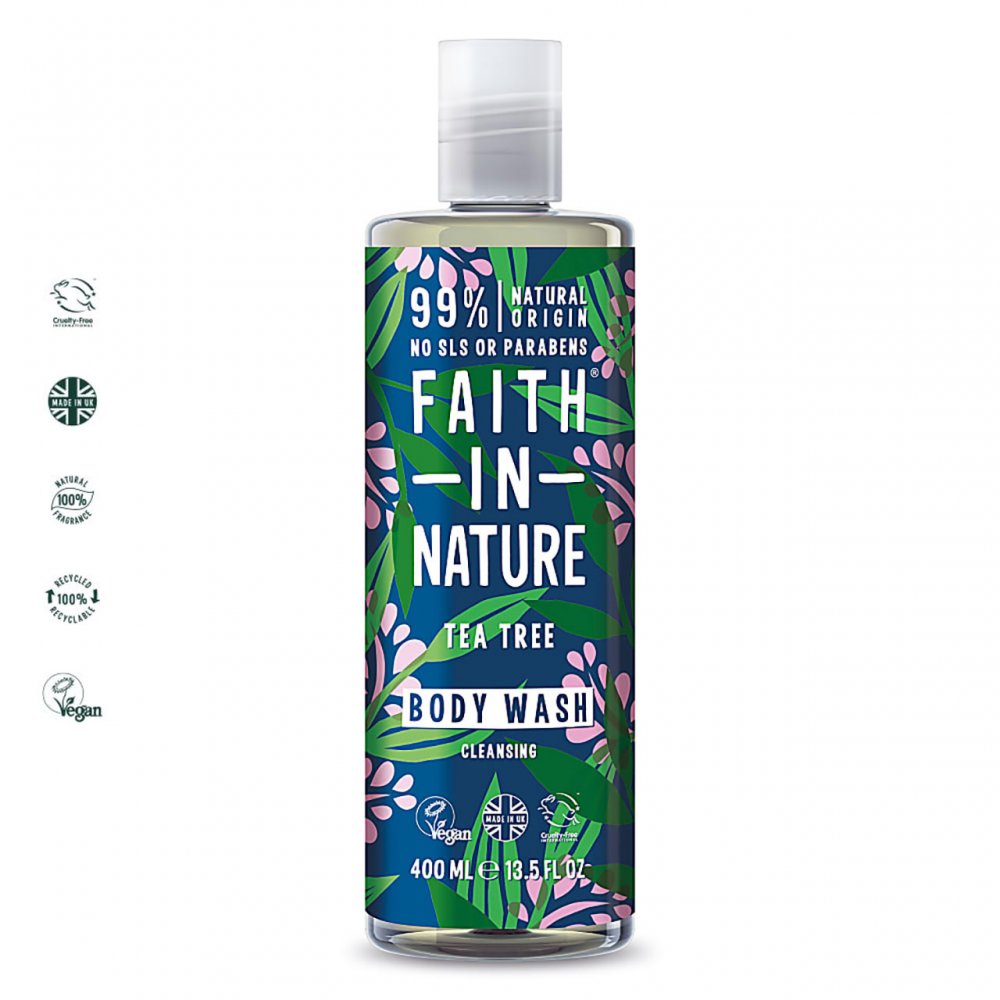 Faith in Nature Tea Tree Body Wash - 400ml