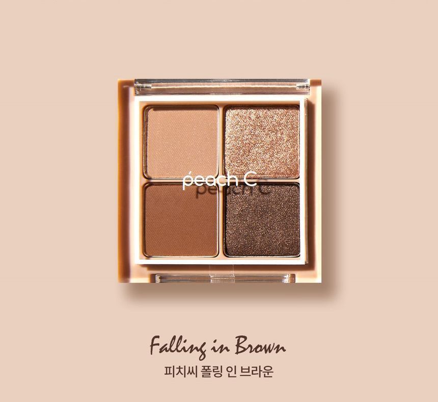 Peach C Falling in Eyeshadow Palette No 01 Falling in Brown