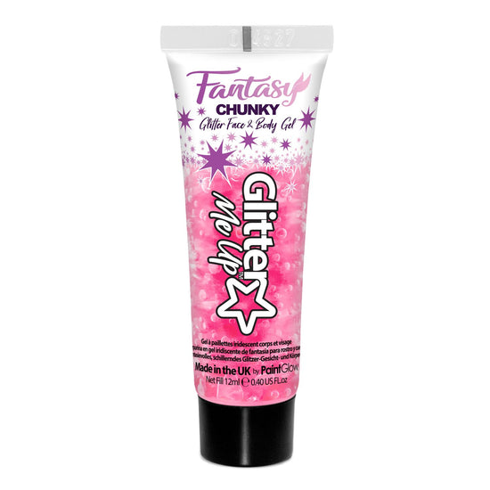 PaintGlow Fantasy Iridescent Chunky Glitter Gels, 12ml