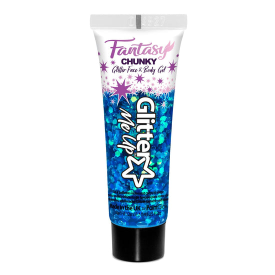 PaintGlow Fantasy Iridescent Chunky Glitter Gels, 12ml