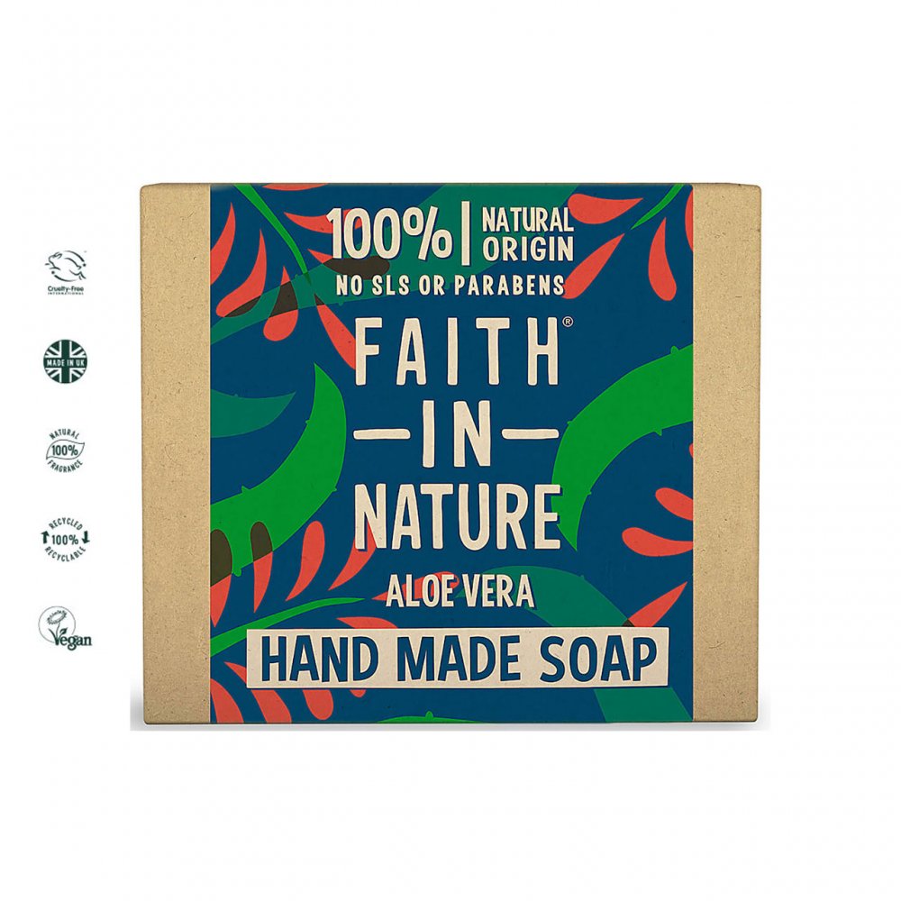 Faith in Nature Aloe Vera Hand Made Soap 100g
