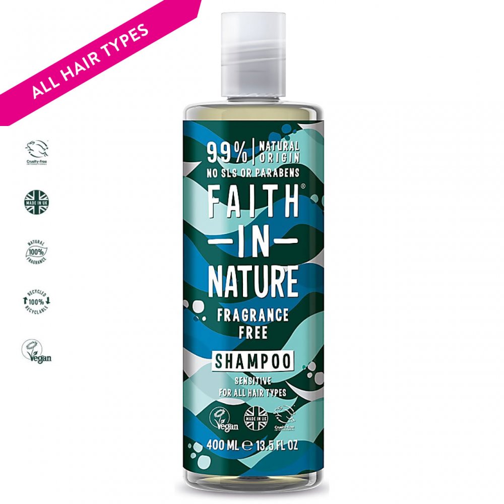 Load image into Gallery viewer, Faith in Nature Fragrance Free Natural Shampoo, 400ml

