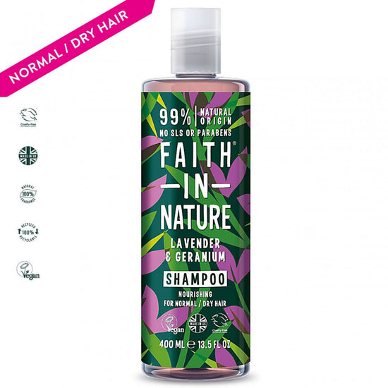 Faith in Nature Lavender & Geranium Shampoo, 400ml
