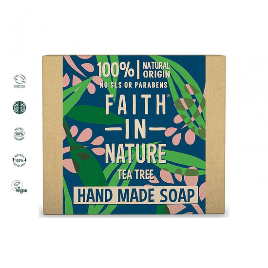 Faith in Nature Hand Made Organic Tea Tree Soap 100g