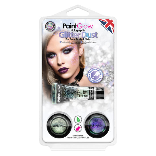 Load image into Gallery viewer, PaintGlow Holographic Glitter Dust (Pack 1)
