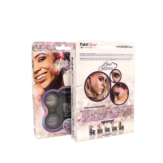 Load image into Gallery viewer, PaintGlow Holographic Glitter Shaker Gift Set
