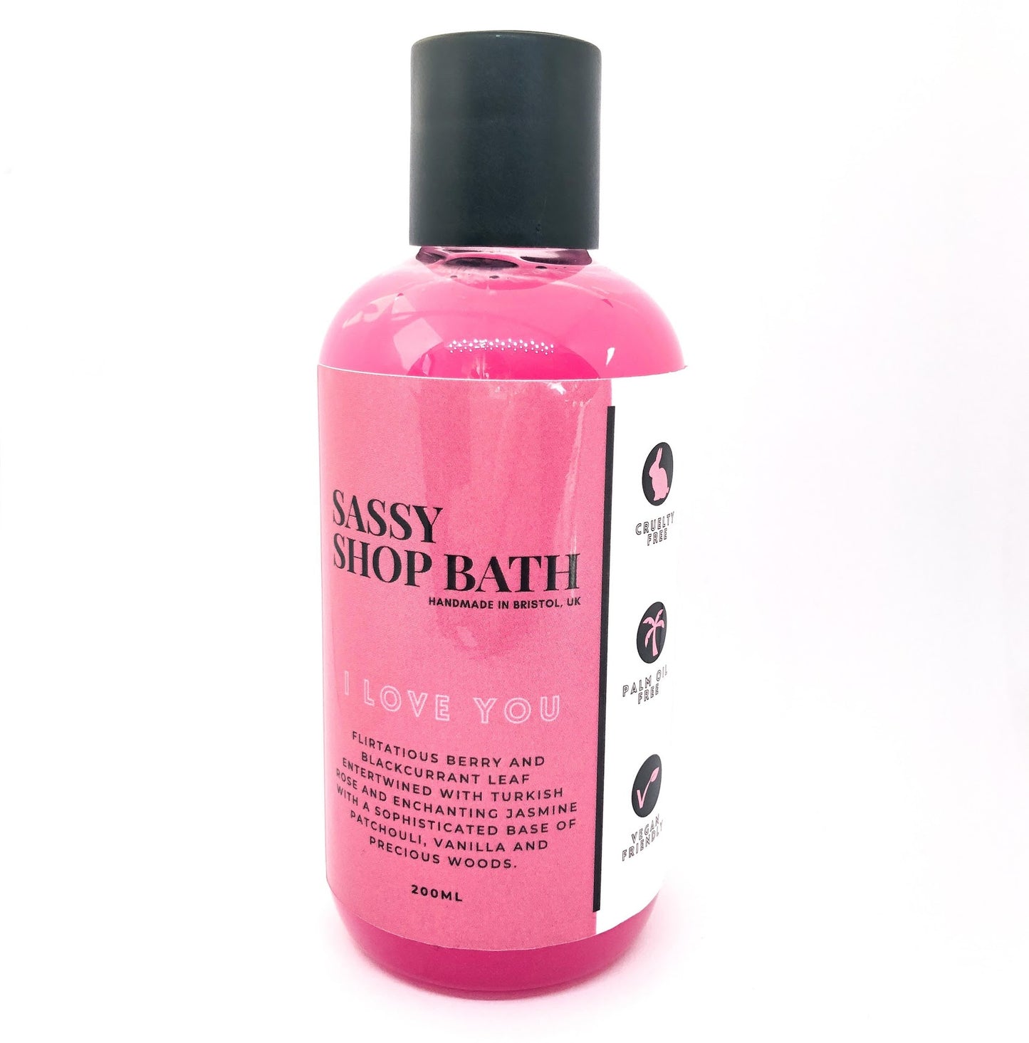 Sassy Shop Bath 3 in 1 Wash - I Love You, 200ml