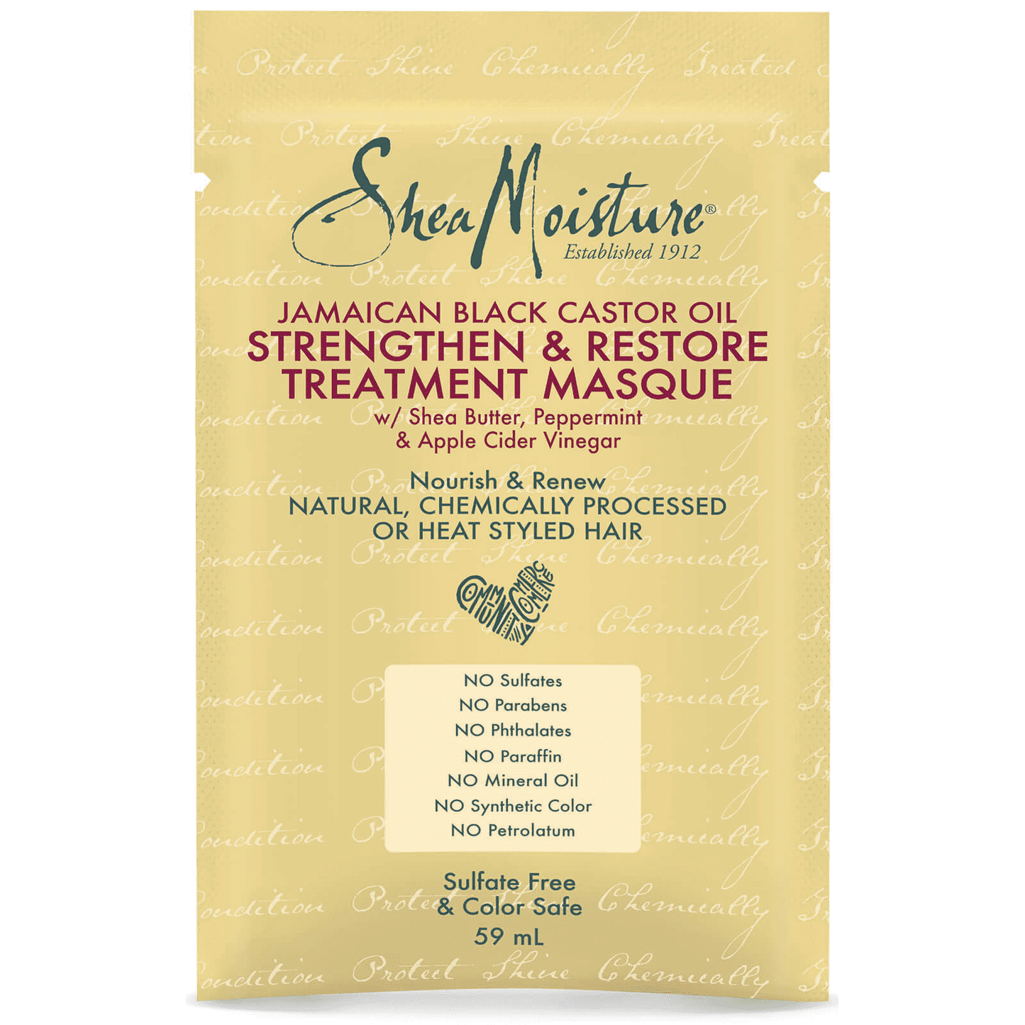 SheaMoisture Jamaican Black Castor Oil Treatment Masque Sachet 59ml