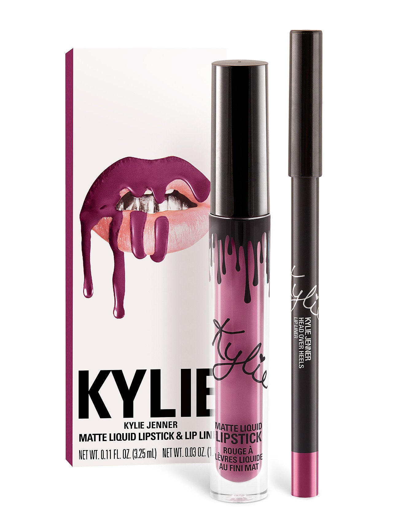 Kylie Cosmetics Matte Liquid Lipstick and Lip Liner - Head Over Heels