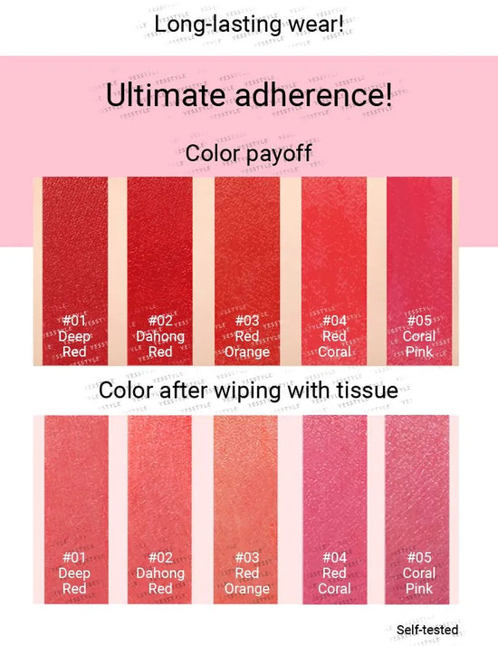 MACQUEEN Jelly Plumping Water Tint - #02 Dahong Red