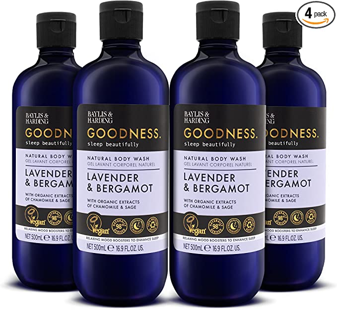 Baylis & Harding Goodness Sleep Lavender & Bergamot Sleep Natural Body Wash 500ml