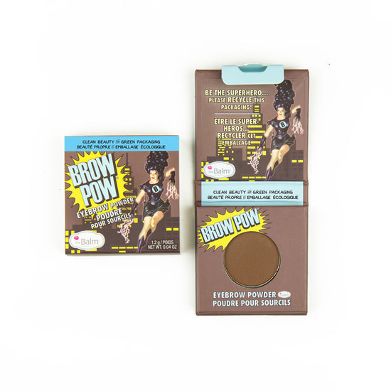Load image into Gallery viewer, theBalm Clean and Green BROW POW® Eyebrow Powder Light Brown 1.2g
