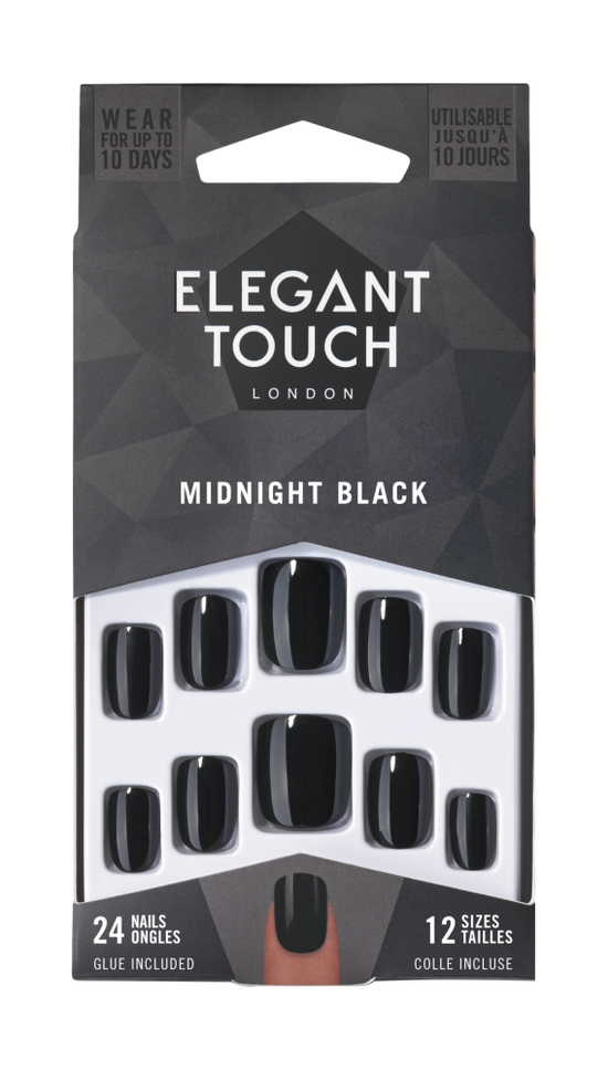 Elegant Touch Nails Midnight Black