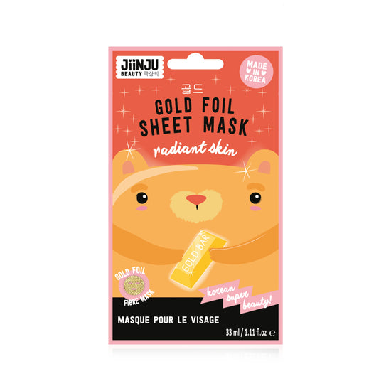 JiinJu Beauty Gold Foil Sheet Mask