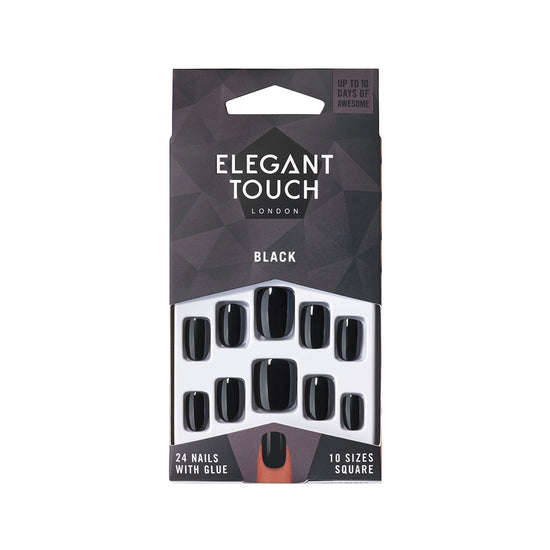 Elegant Touch Nails Black