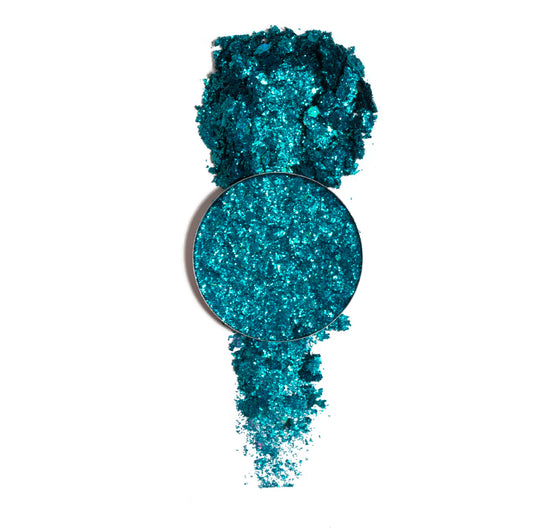 Load image into Gallery viewer, With Love Cosmetics Crushed Diamonds Pressed Glitter - Ocean Blue
