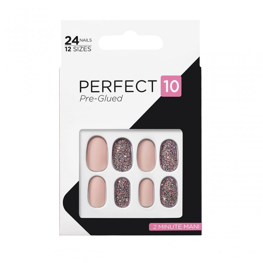 Elegant Touch Perfect 10 Nails Pre-Glued - Dance Floor