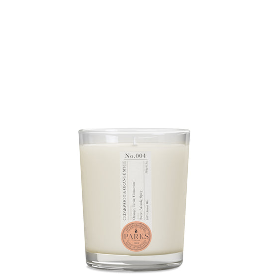 Parks London Home Collection Cedarwood and Orange Spice Candle 180g