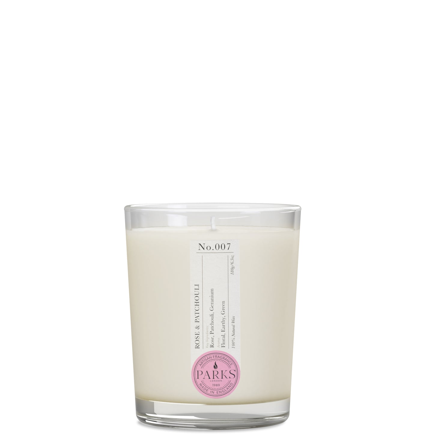 Load image into Gallery viewer, Parks London Home Collection Rose and Patchouli Candle 180g
