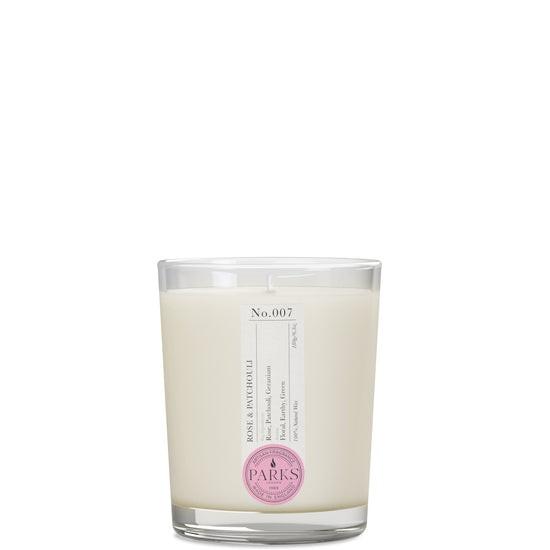 Parks London Home Collection Rose and Patchouli Candle 180g