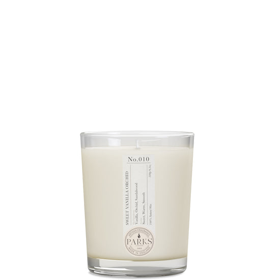 Parks London Home Collection Sweet Vanilla Orchid Candle 180g