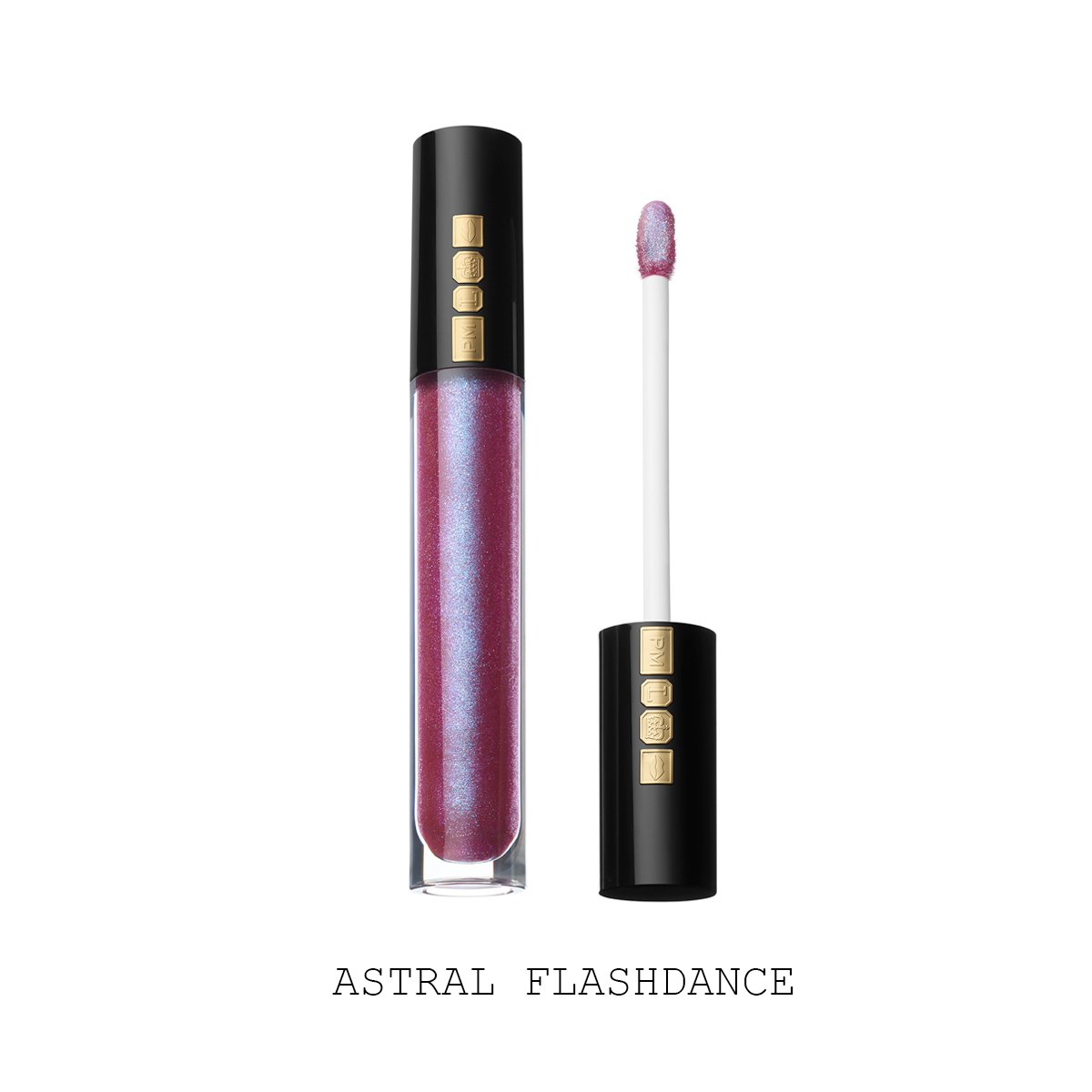 Load image into Gallery viewer, Pat McGrath Lust: Gloss Lip Gloss - Astral Flashdance (Sheer Orchid with Glittering Blue and Pink Pearl)
