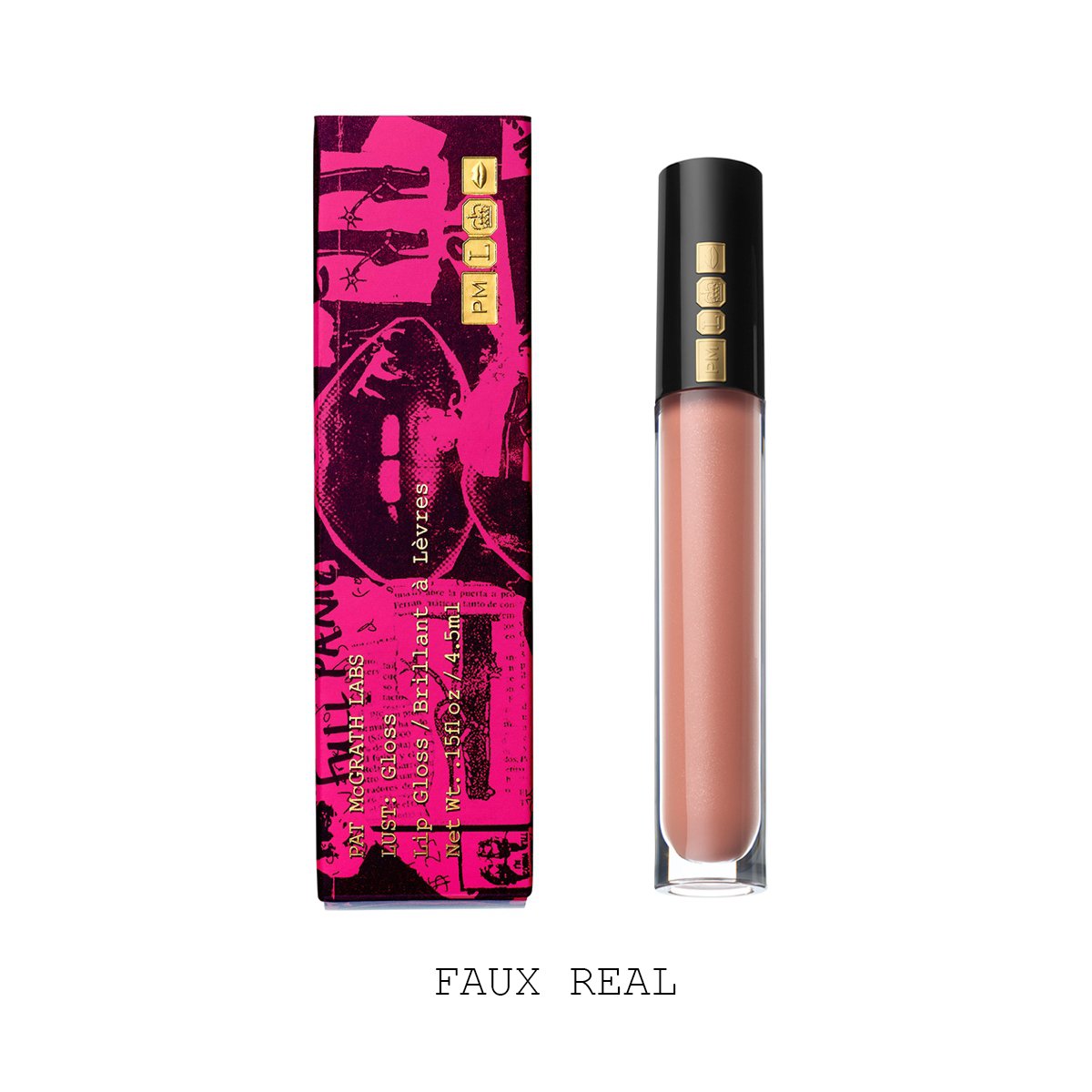 Pat McGrath Lust: Gloss Lip Gloss  - Faux Real (Deep Beige with Pearlescent Sheen)