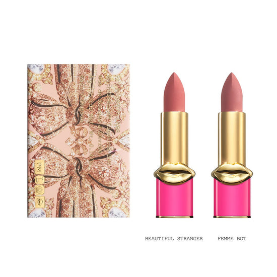 Pat McGrath Obsessive Opulence:MatteTrance Lipstick Duo Ritualistic Rose: Beautiful Stranger + Femme Bot