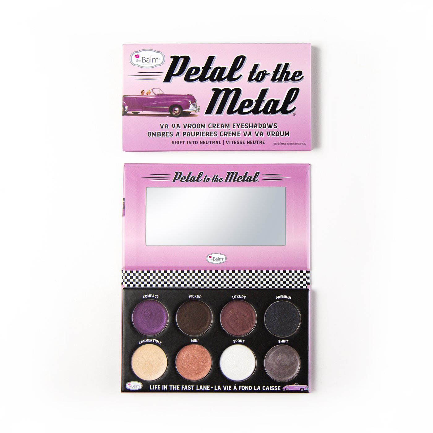 theBalm Cosmetics Petal to the Metal Shift into Neutral Cream Eyeshadow Palette