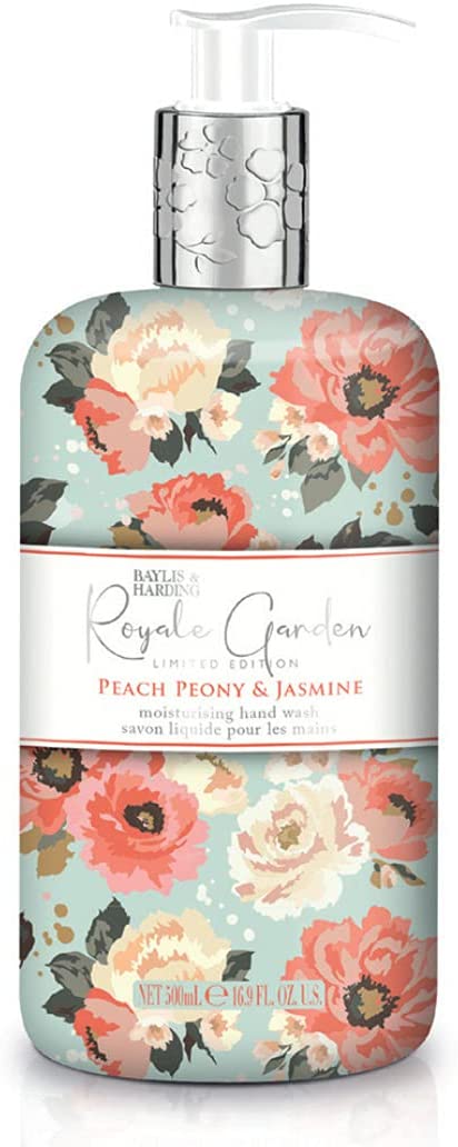 Baylis & Harding Peach Peony & Jasmine Cleansing Hand Wash, 500ml