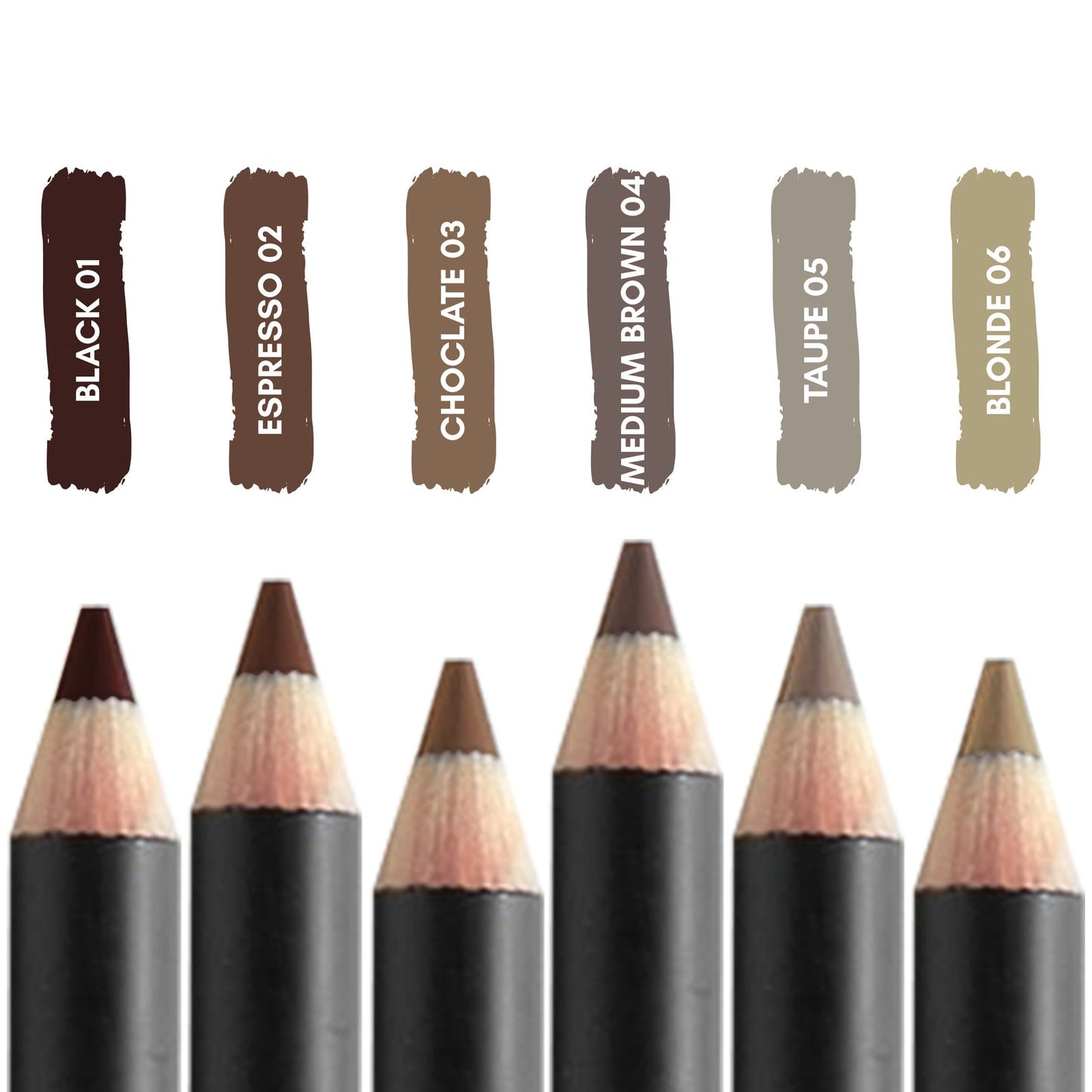 The BrowGal Skinny Eyebrow Pencils