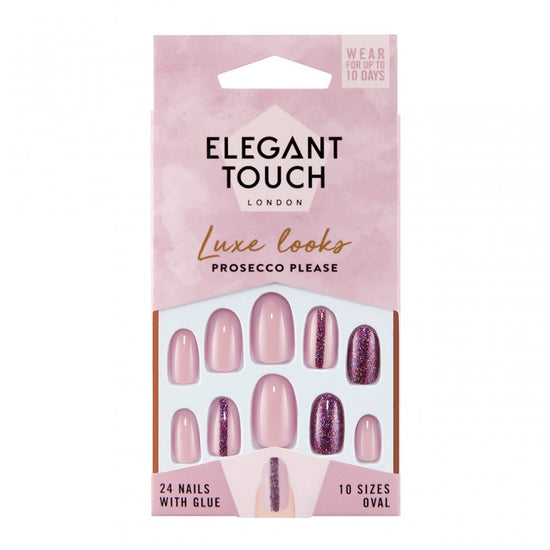 Elegant Touch Luxe Looks Nails Prosecco Please