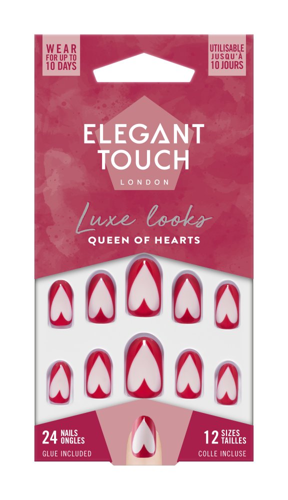 Elegant Touch Luxe Nails Queen of Hearts