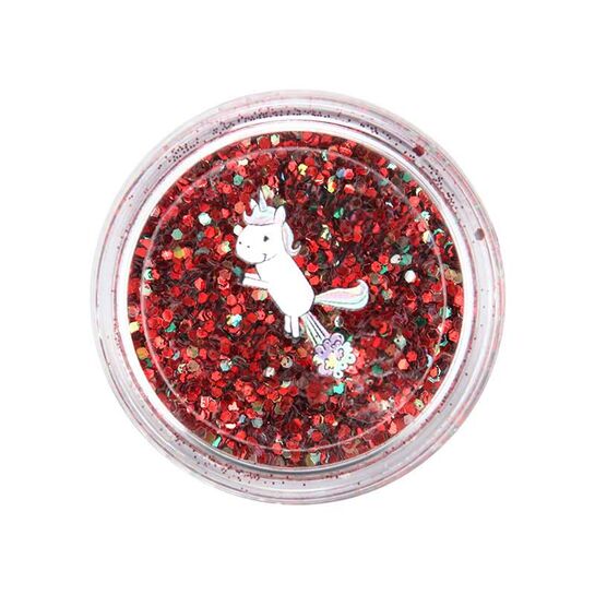 Prima Makeup Unicorn Poop Glitter Paste - Ruby Red Slipper