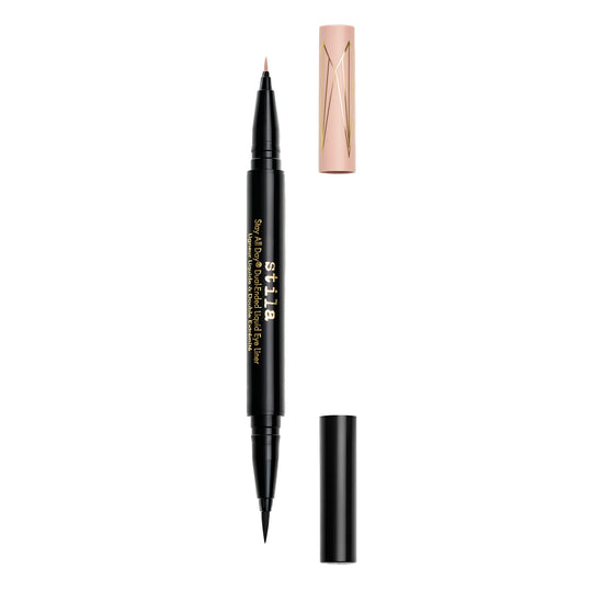 Stila Stay All Day® Dual-Ended Waterproof Liquid Eye Liner: Shimmer Micro Tip Kitten Kosmos and Intense Black