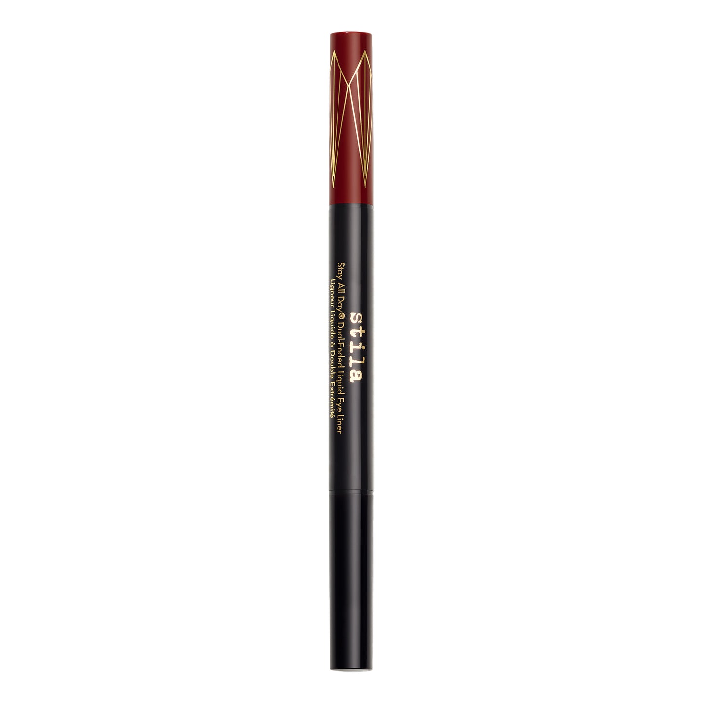 Stila Stay All Day® Dual-Ended Waterproof Liquid Eye Liner: Shimmer Micro Tip Sangria and Intense Black