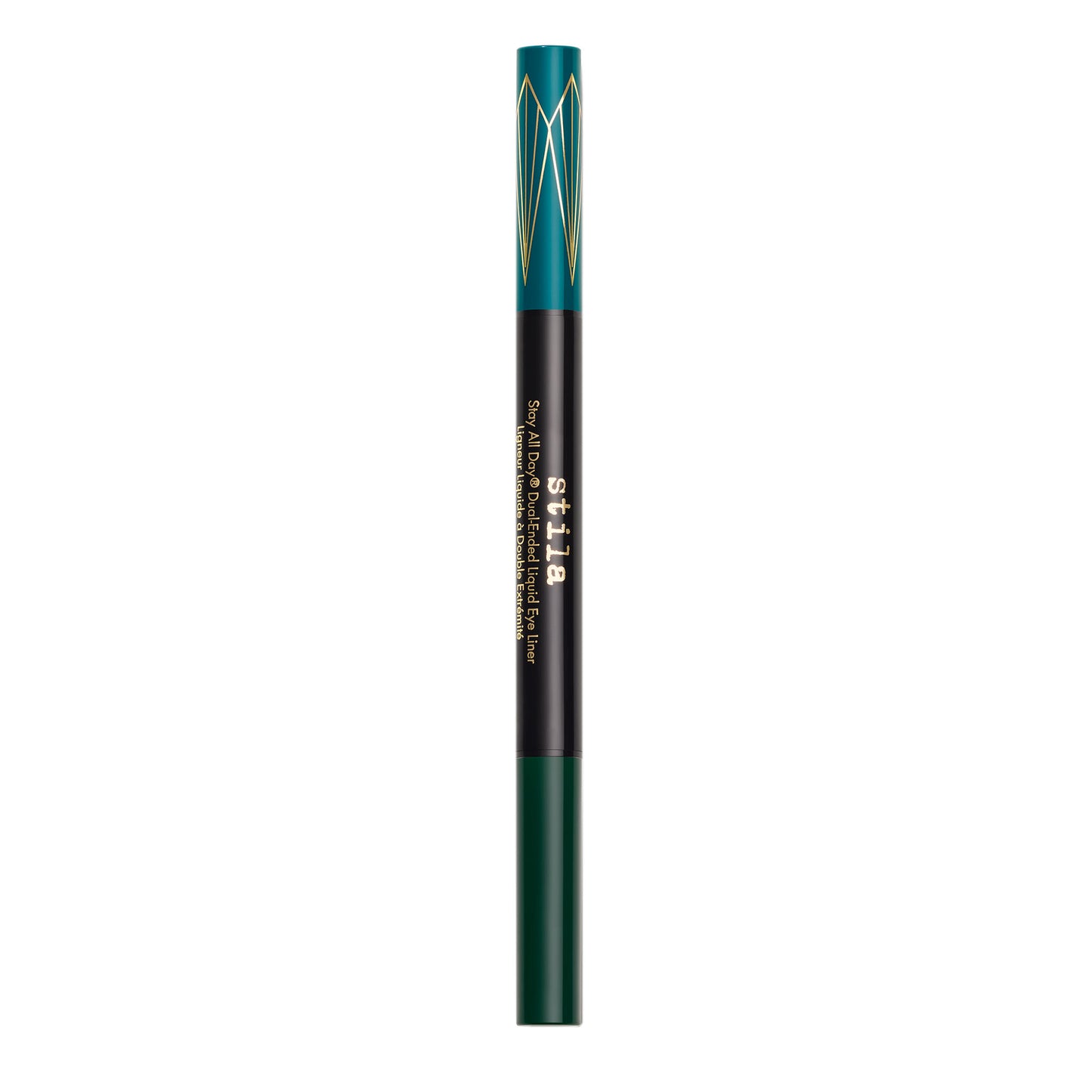 Stila Stay All Day® Dual-Ended Waterproof Liquid Eye Liner: Two Colours - Teal and Intense Jade