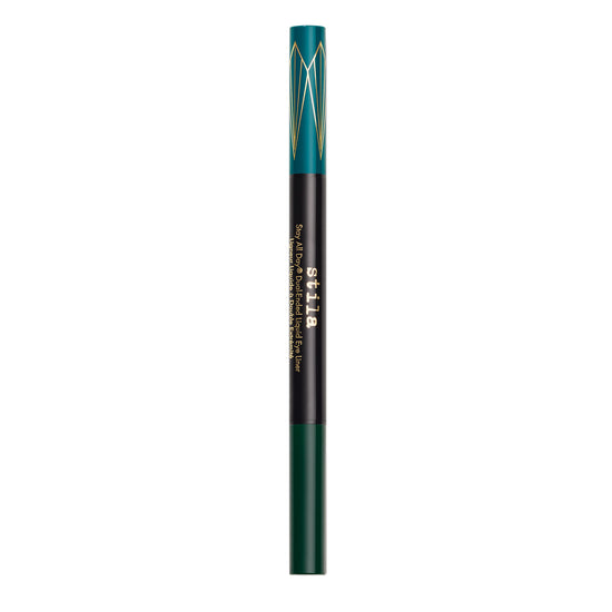 Load image into Gallery viewer, Stila Stay All Day® Dual-Ended Waterproof Liquid Eye Liner: Two Colours - Teal and Intense Jade
