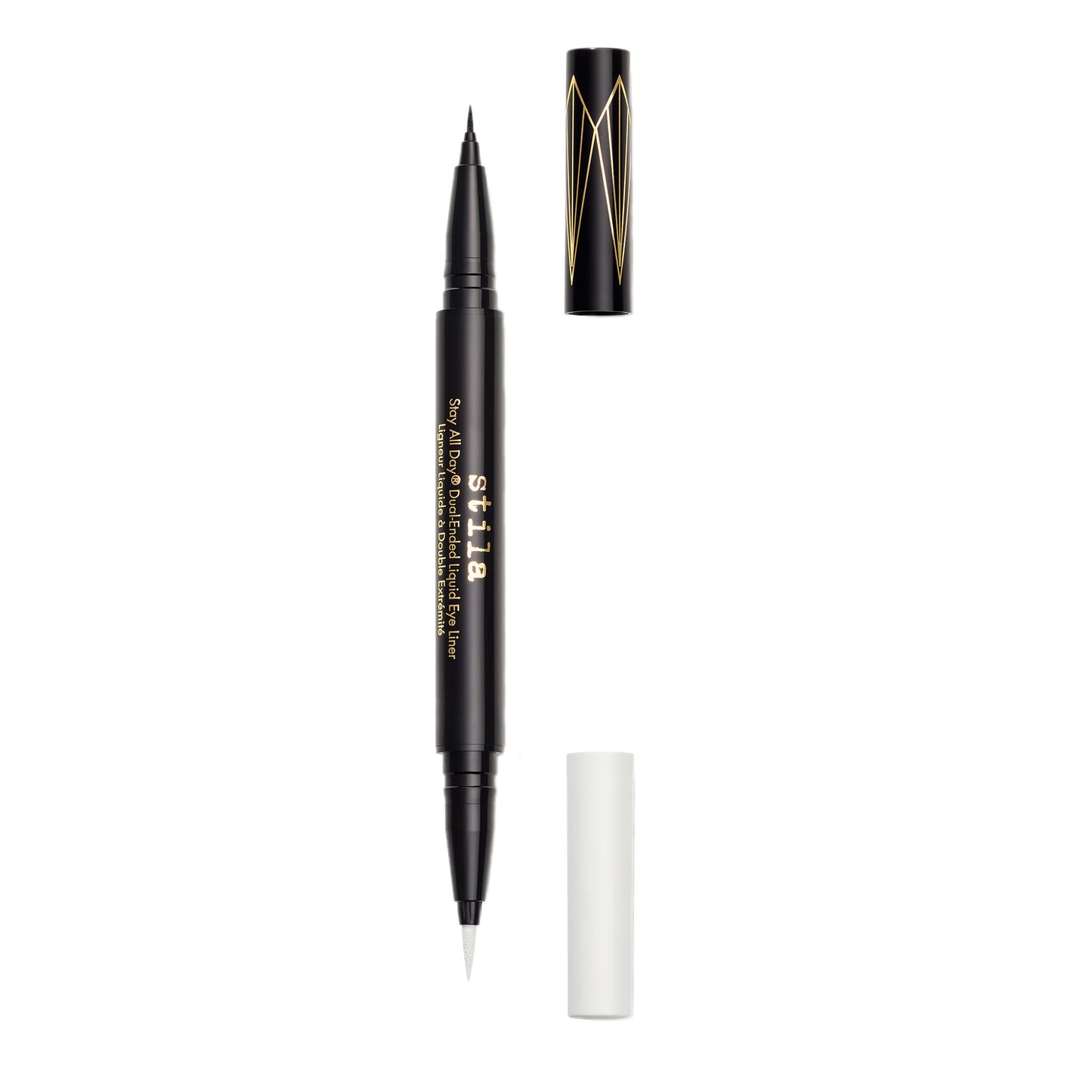 Load image into Gallery viewer, Stila Stay All Day® Dual-Ended Waterproof Liquid Eye Liner: Two Colours - Intense Black and Snow
