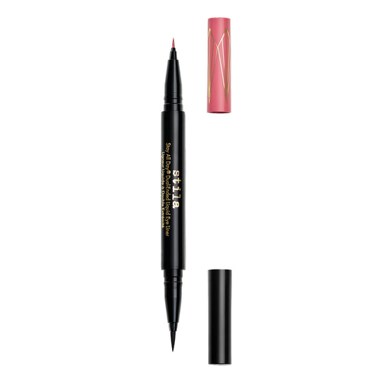 Load image into Gallery viewer, Stay All Day® Dual-Ended Waterproof Liquid Eye Liner: Shimmer Micro Tip - Rum Punch and Intense Black
